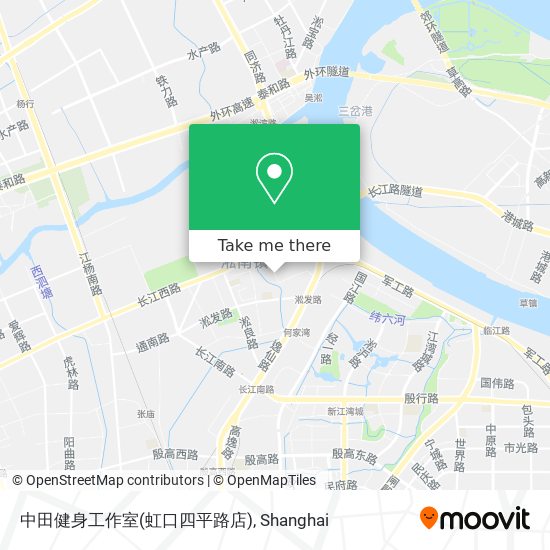 中田健身工作室(虹口四平路店) map