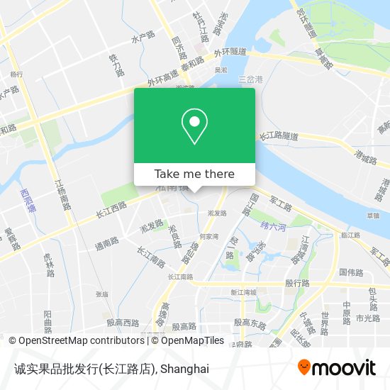 诚实果品批发行(长江路店) map