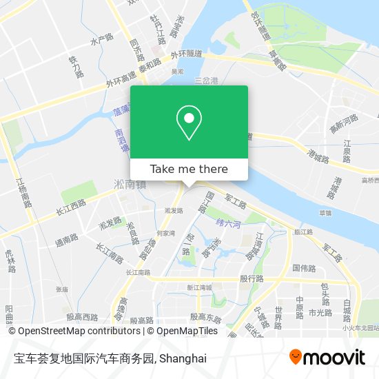 宝车荟复地国际汽车商务园 map