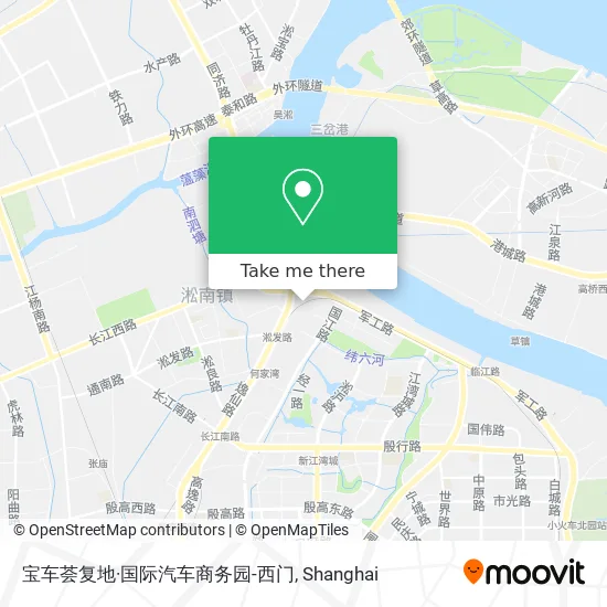 宝车荟复地·国际汽车商务园-西门 map