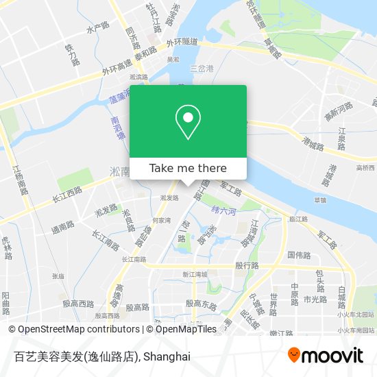 百艺美容美发(逸仙路店) map