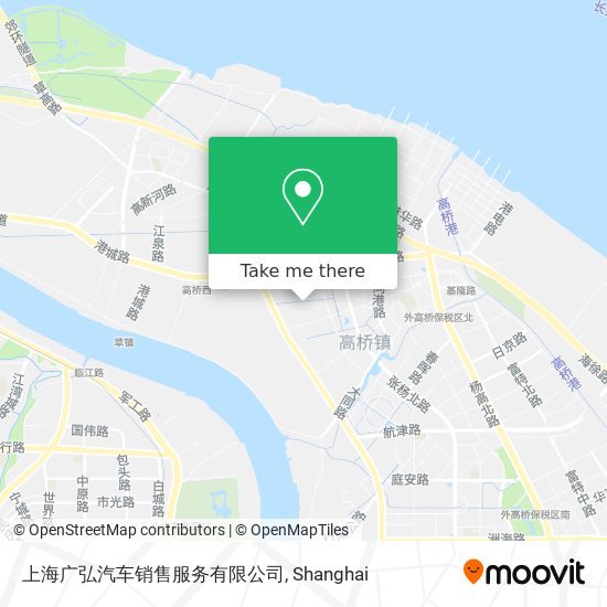 上海广弘汽车销售服务有限公司 map