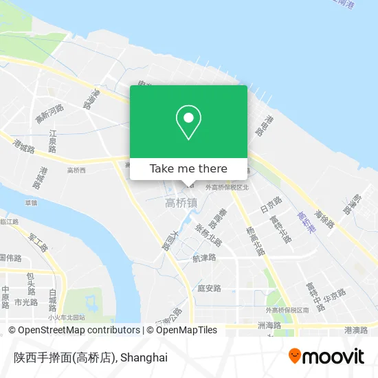 陕西手擀面(高桥店) map