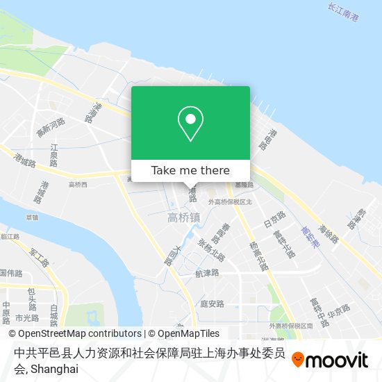 中共平邑县人力资源和社会保障局驻上海办事处委员会 map