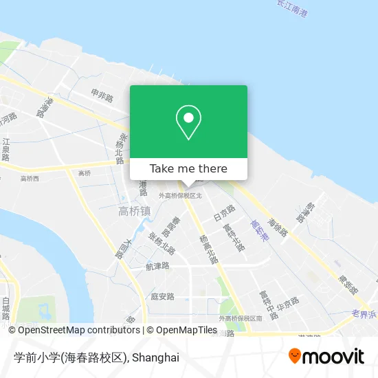 学前小学(海春路校区) map