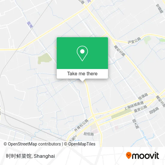 时时鲜菜馆 map