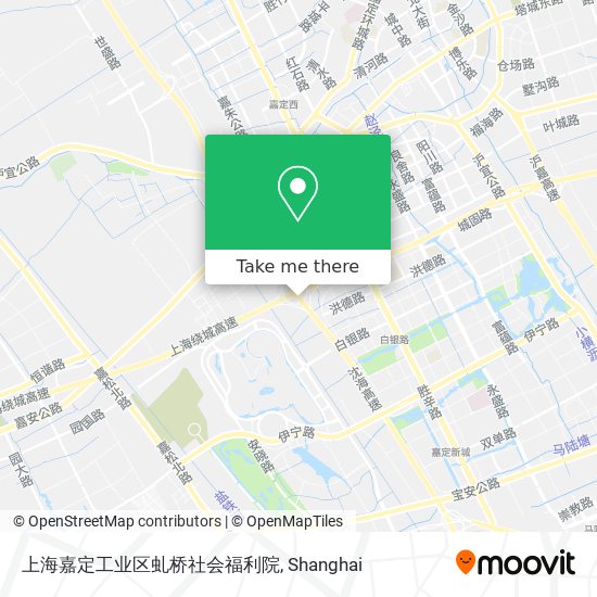 上海嘉定工业区虬桥社会福利院 map
