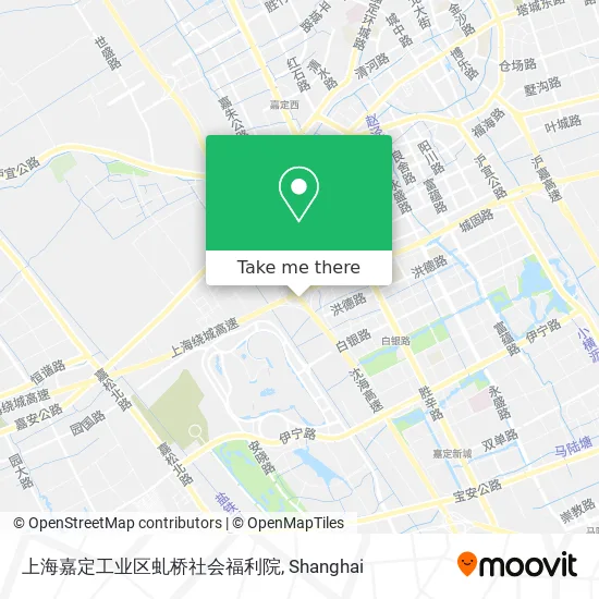 上海嘉定工业区虬桥社会福利院 map