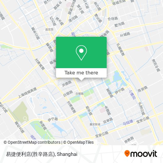 易捷便利店(胜辛路店) map