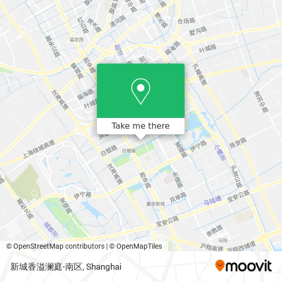 新城香溢澜庭-南区 map