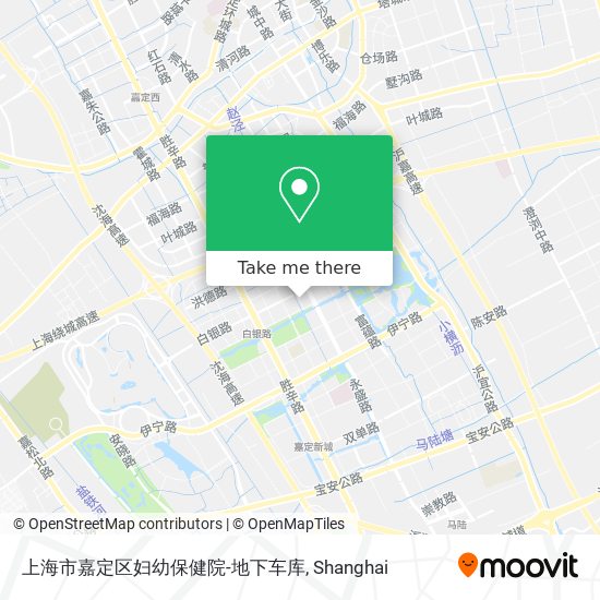 上海市嘉定区妇幼保健院-地下车库 map