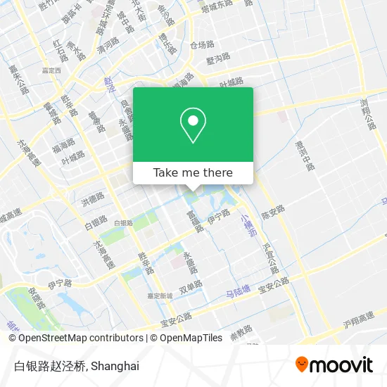 白银路赵泾桥 map