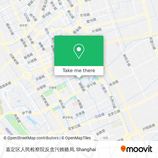 嘉定区人民检察院反贪污贿赂局 map