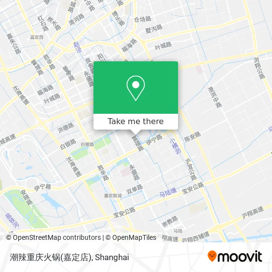 潮辣重庆火锅(嘉定店) map