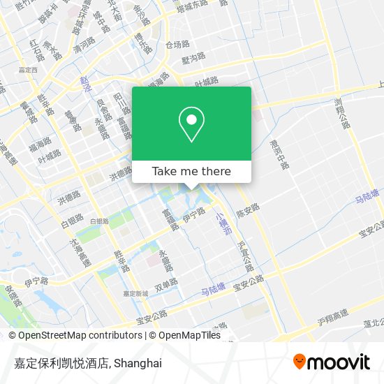 嘉定保利凯悦酒店 map