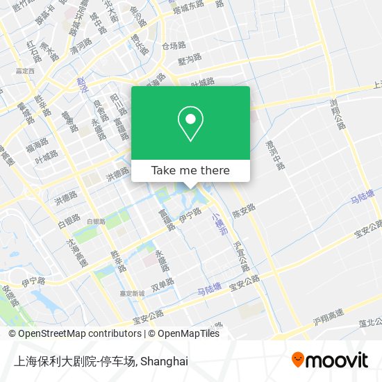 上海保利大剧院-停车场 map