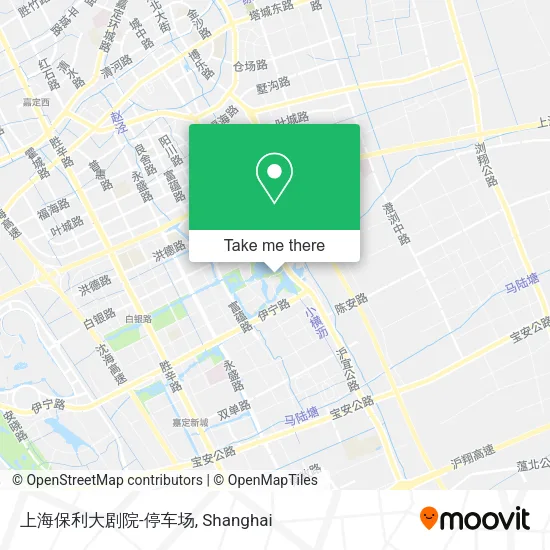 上海保利大剧院-停车场 map