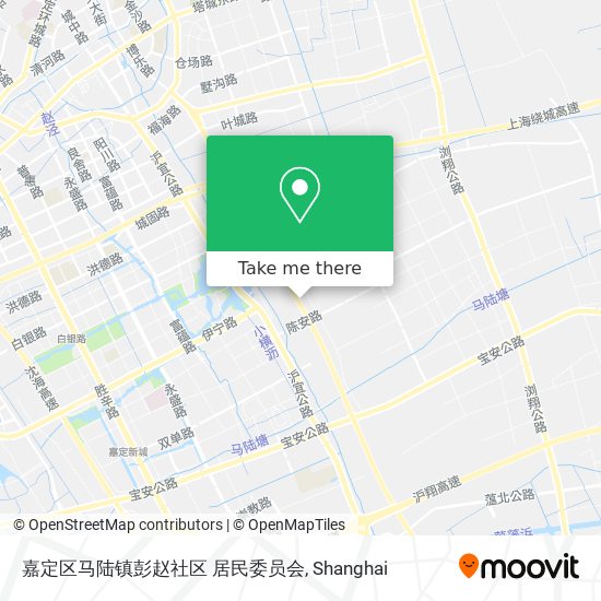 嘉定区马陆镇彭赵社区  居民委员会 map