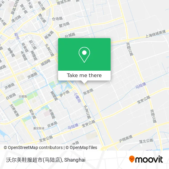 沃尔美鞋服超市(马陆店) map