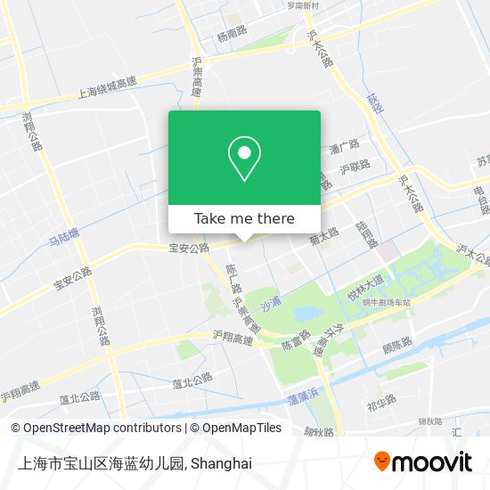 上海市宝山区海蓝幼儿园 map
