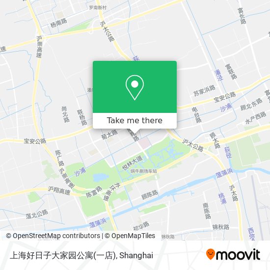 上海好日子大家园公寓(一店) map