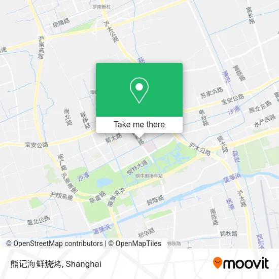 熊记海鲜烧烤 map