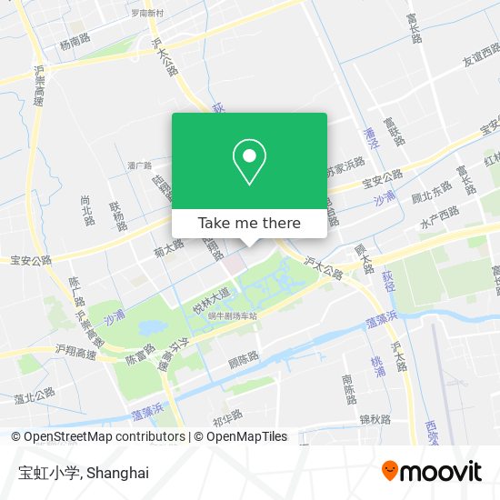 宝虹小学 map