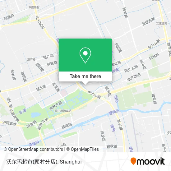 沃尔玛超市(顾村分店) map