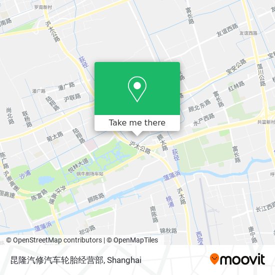 昆隆汽修汽车轮胎经营部 map