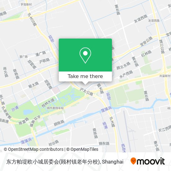 东方帕堤欧小城居委会(顾村镇老年分校) map