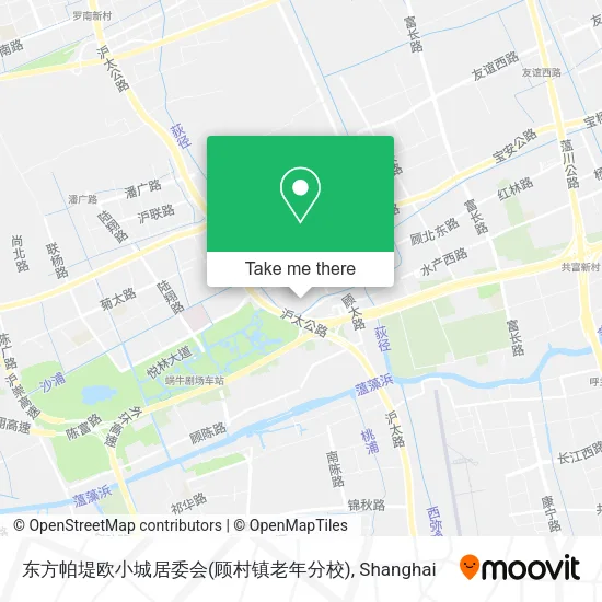 东方帕堤欧小城居委会(顾村镇老年分校) map