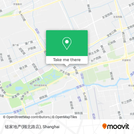 链家地产(顾北路店) map