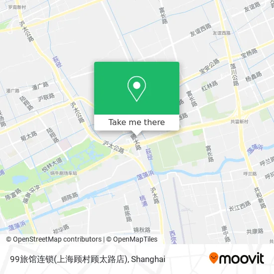99旅馆连锁(上海顾村顾太路店) map