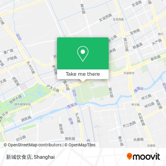 新城饮食店 map