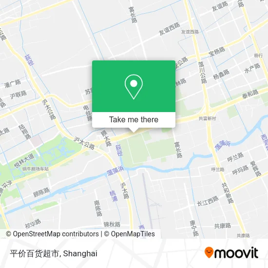 平价百货超市 map