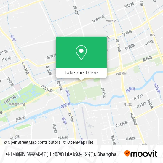 中国邮政储蓄银行(上海宝山区顾村支行) map