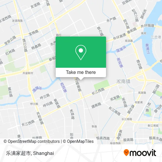 乐满家超市 map