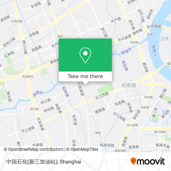 中国石化(新三加油站) map