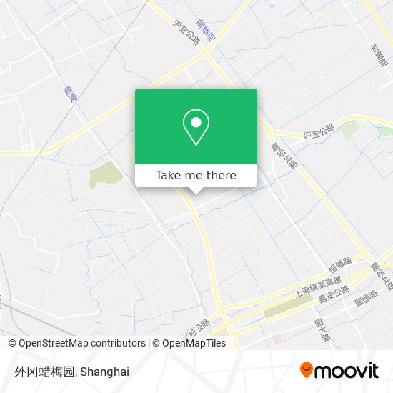 外冈蜡梅园 map