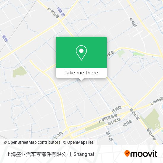 上海盛亚汽车零部件有限公司 map