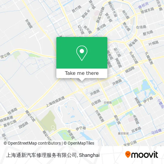 上海通新汽车修理服务有限公司 map