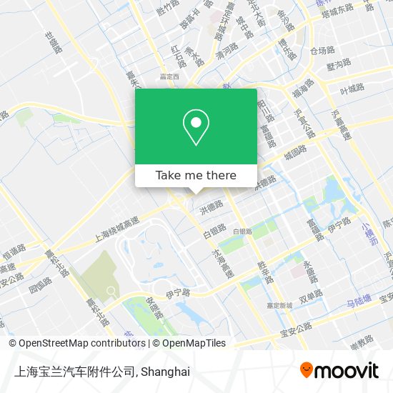 上海宝兰汽车附件公司 map