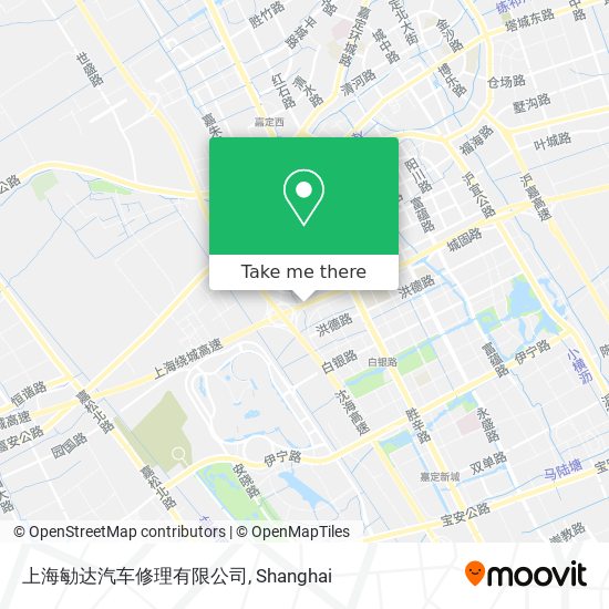 上海勄达汽车修理有限公司 map