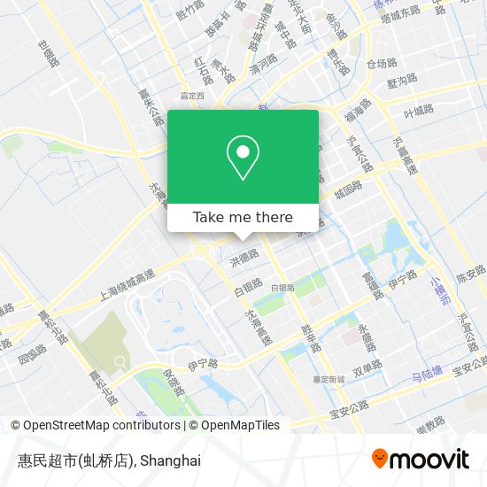 惠民超市(虬桥店) map