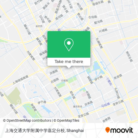 上海交通大学附属中学嘉定分校 map