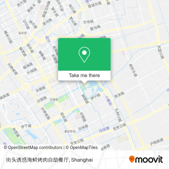 街头诱惑海鲜烤肉自助餐厅 map
