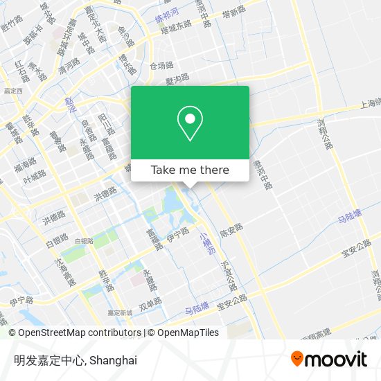 明发嘉定中心 map