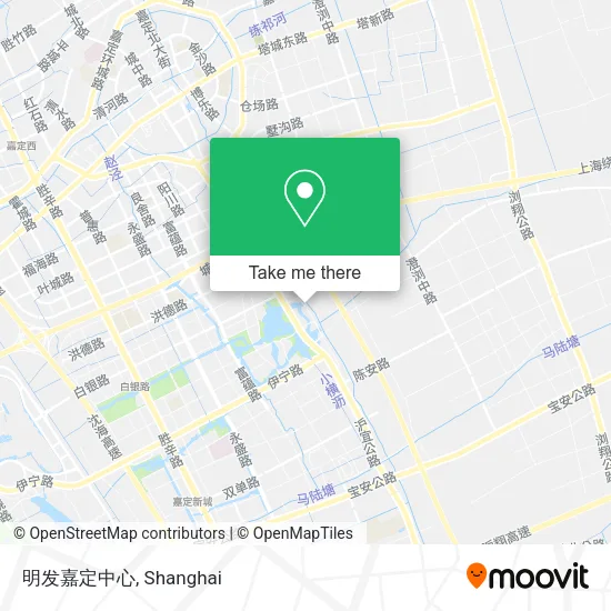 明发嘉定中心 map