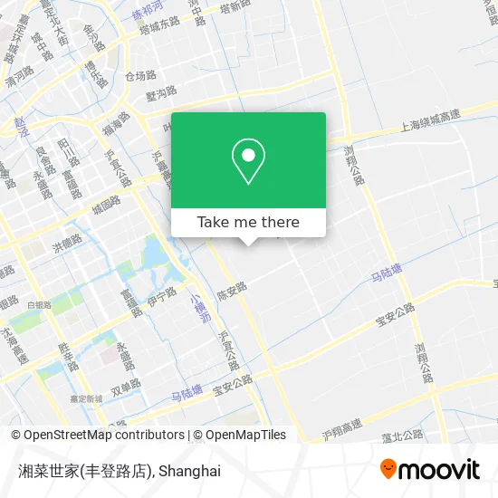湘菜世家(丰登路店) map