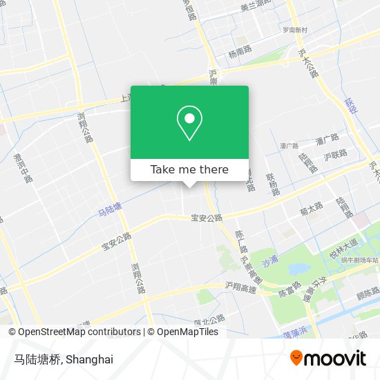 马陆塘桥 map